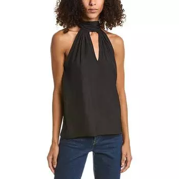 Женский топ без рукавов с завязкой на шее Ramy Brook, черный