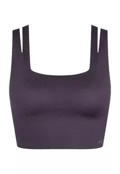 Женский топ-бюстье с двойными бретелями Sloggi Zero Feel Flow sloggi, цвет Blueberry