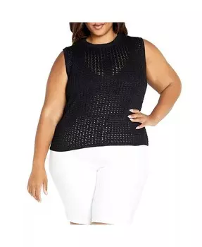 Женский топ Cornelia CITY CHIC, черный