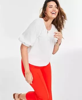 Женский топ длиной до локтя с объемными рукавами On 34th