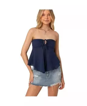 Женский топ для куколки Tadria на кулиске Edikted, синий