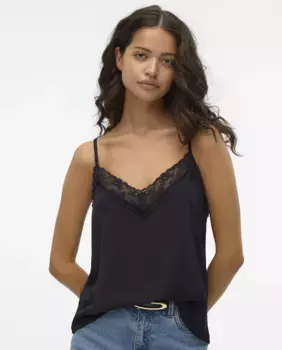 Женский топ для нижнего белья с регулируемыми бретелями Vero Moda, черный
