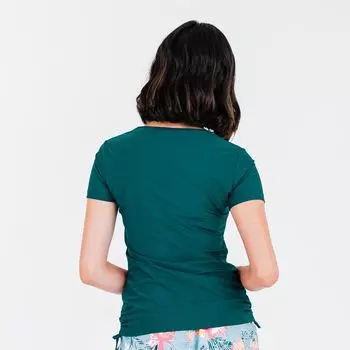 Женский топ для плавания Adele с короткими рукавами Calypsa LLC, черный