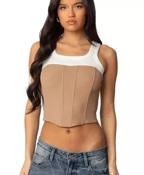 Женский топ Edikted, белый