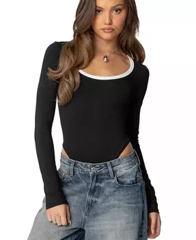 Женский топ Edikted, черный