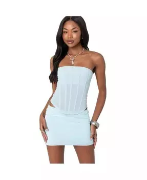 Женский топ Edikted, синий