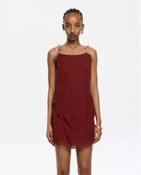 Женский топ-фэнтези на бретелях Bimba y Lola, коричневый