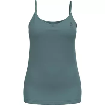 Женский топ из мериноса 160 Bl с v-образным вырезом Odlo, зеленый