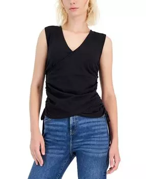 Женский топ-кроссовер с v-образным вырезом и рюшами I.N.C. International Concepts