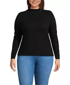 Женский топ Lands' End, черный