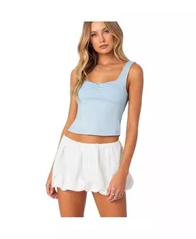 Женский топ Marigold с разрезом по бокам Edikted, синий