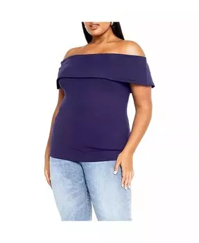 Женский топ «Марсель» CITY CHIC, синий