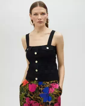 Женский топ на бретелях Lola Casademunt, черный