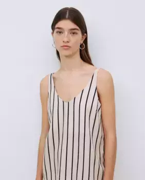 Женский топ на бретелях с V-образным вырезом Yerse, цвет Crudo