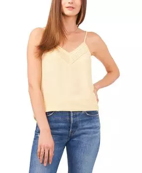 Женский топ на бретелях с защипами и v-образным вырезом 1.STATE, мульти