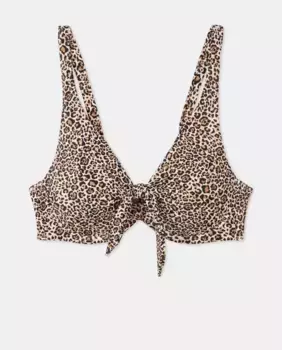 Женский топ на косточках с чашкой D nfasis, коричневый