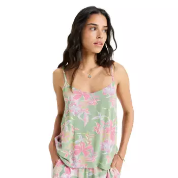 Женский топ Roxy Hibiscus Island, зеленый