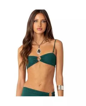 Женский топ с бюстгальтером Nyssa Edikted, зеленый