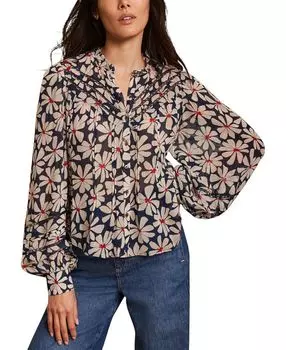 Женский топ с цветочным принтом Mint Velvet, мультиколор