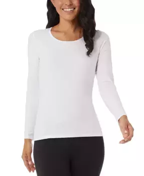 Женский топ с длинным рукавом и круглым вырезом 32 Degrees, белый
