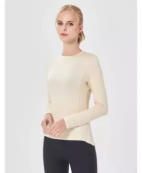 Женский топ с длинными рукавами Miracle Mile для женщин Rebody Active, бежевый