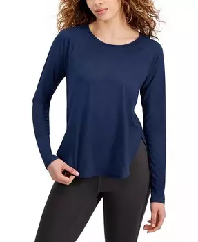 Женский топ с длинными рукавами Performance ID Ideology, синий