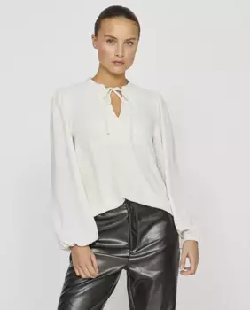 Женский топ с длинными рукавами Vila, цвет Crudo