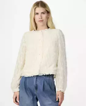 Женский топ с длинными рукавами Yas, серый