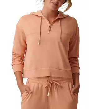 Женский топ с капюшоном hibernate с молнией до половины BASS OUTDOOR, мульти