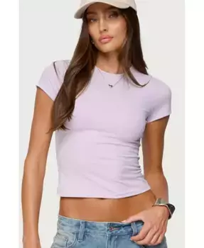 Женский топ с коротким рукавом Tay Edikted, фиолетовый