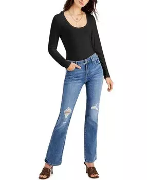 Женский топ с круглым вырезом, созданный для macy's INC International Concepts, мульти