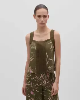 Женский топ с лямками и принтом Simorra, цвет Kaki