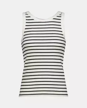 Женский топ с ребристыми бретелями Easy Wear, белый