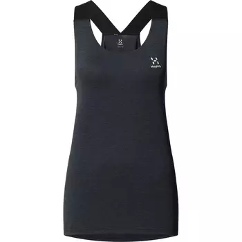 Женский топ с риджем Haglfs, черный