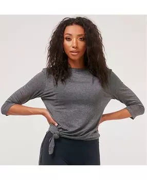 Женский топ с рукавами 3/4 Anen с завязками сбоку Rebody Active