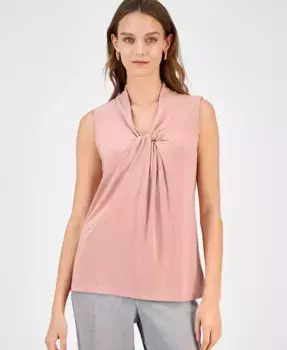 Женский топ с V-образным вырезом без рукавов Twisted Kasper, розовый