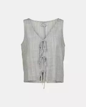 Женский топ с V-образным вырезом на пуговицах Easy Wear, зеленый