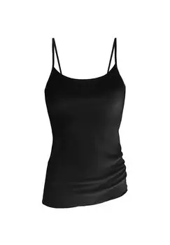 Женский топ-спагетти из шерсти-шелка True Confidence CALIDA, цвет Ws Schwarz