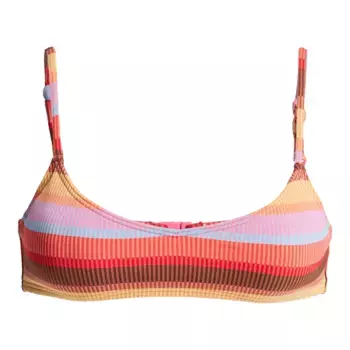 Женский топ Sunset Stripe Bralette Roxy, розовый