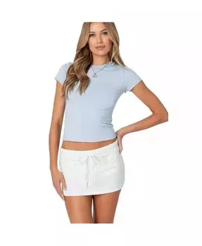 Женский топ Тай с короткими рукавами Edikted, синий