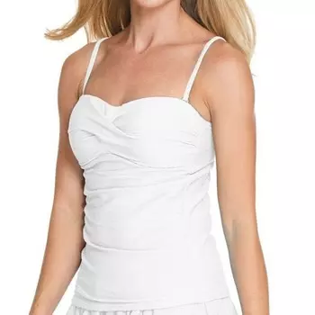 Женский топ танкини-бандо Nine West Twist, белый