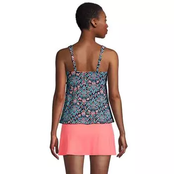 Женский топ танкини Lands End Flutter Empire UPF 50 Lands' End