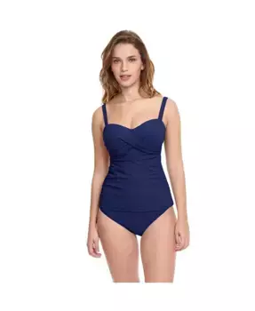 Женский топ-танкини с чашками D Tutti Frutti Profile by Gottex, синий