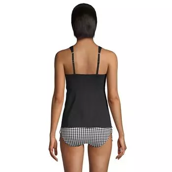 Женский топ-танкини с комфортным поясом и ремнем в стиле ампир Lands End Maskhotomi Lands' End