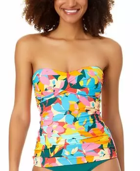 Женский топ танкини со сборками plumeria twist Anne Cole, мульти