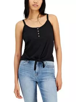 Женский топ-топ с завязками по бокам Hippie Rose, черный