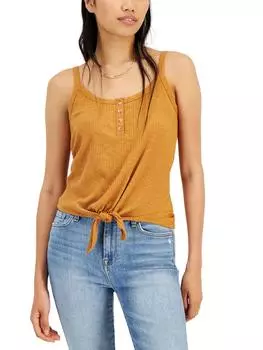 Женский топ-топ с завязками по бокам Hippie Rose, цвет copper mountain