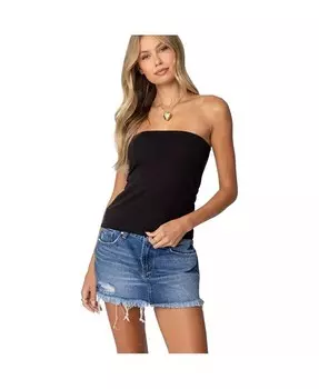 Женский топ-труба со встроенным бюстгальтером Edikted, черный