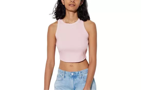 Женский топ Uniqlo, розовый