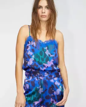 Женский топ в нижнем белье без бретелек Lola Casademunt, синий
